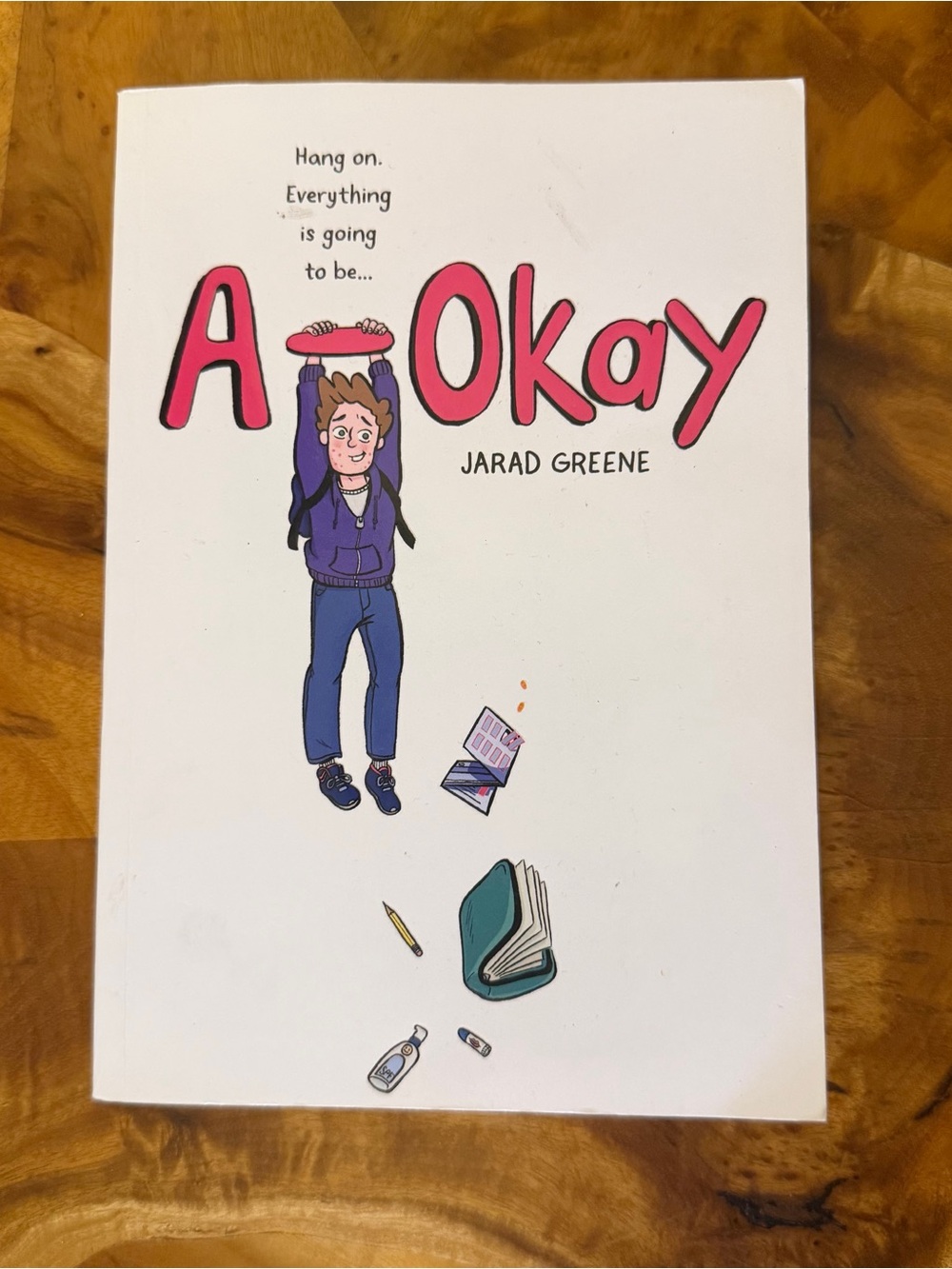 A-Okay by Jarad Greene Graphic Novel Comic Book Teen Young Adult YA